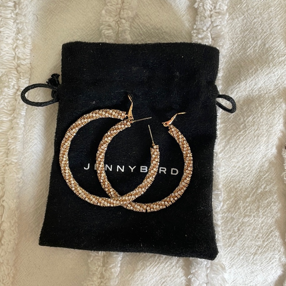 Gold silver  Hoop Earrings